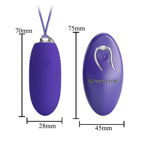 PRETTY LOVE - Jenny - Youth, Wireless remote control 12 vibration functions Pretty Love