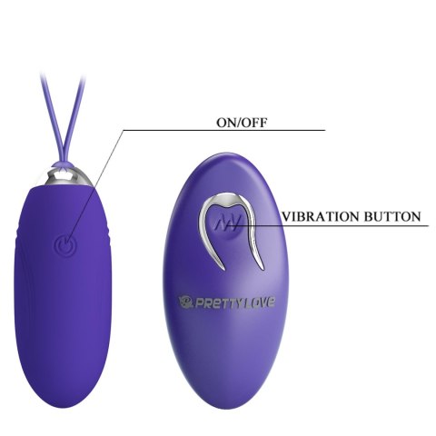 PRETTY LOVE - Jenny - Youth, Wireless remote control 12 vibration functions Pretty Love