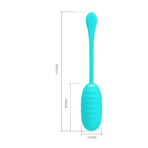 PRETTY LOVE - KIRK EGG Blue 12 function vibrations Pretty Love