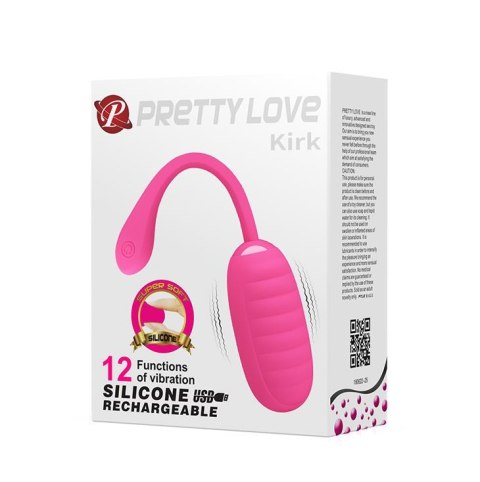 PRETTY LOVE - KIRK EGG Pink 12 function vibrations Pretty Love