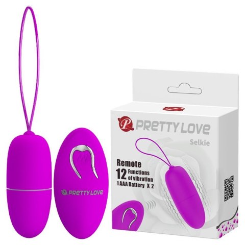 PRETTY LOVE -SELKIE, 12 vibration functions Wireless remote control Pretty Love