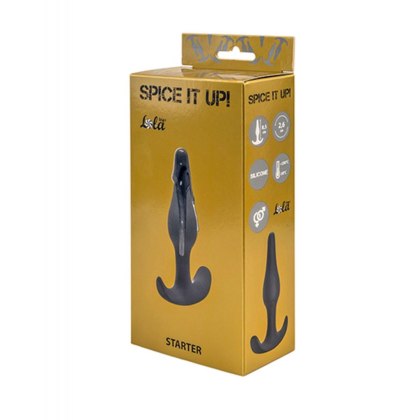 Plug-Anal plug Spice it up Starter Dark Grey Lola Toys