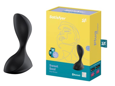 Plug-Vibrator Sweet Seal Connect App (Black) Satisfyer