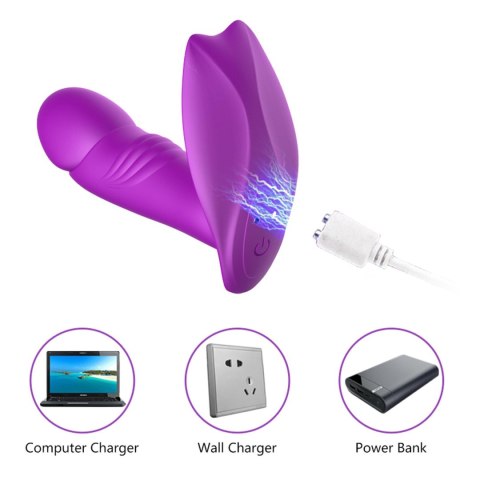 Stymulator - B - Series - Silicone Panty Vibrator USB 7 Function / Heating / Impact function B - Series Fox