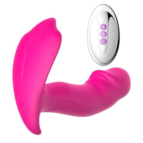 Stymulator-Silicone Panty Vibrator and Pulsator USB 10 Function / Heating B - Series Fox