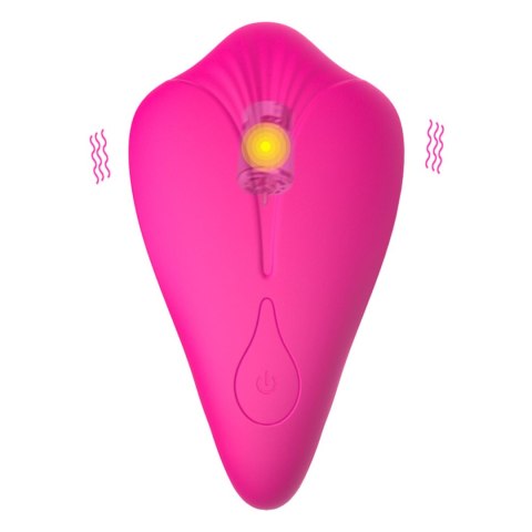 Stymulator-Silicone Panty Vibrator and Pulsator USB 10 Function / Heating B - Series Fox