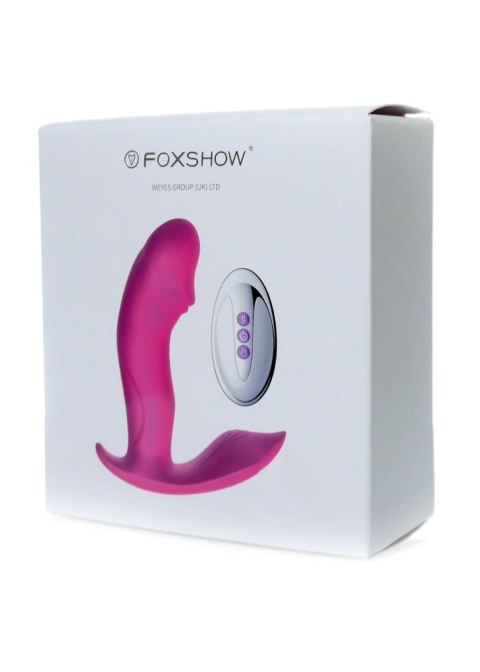 Stymulator-Silicone Panty Vibrator and Pulsator USB 10 Function / Heating B - Series Fox