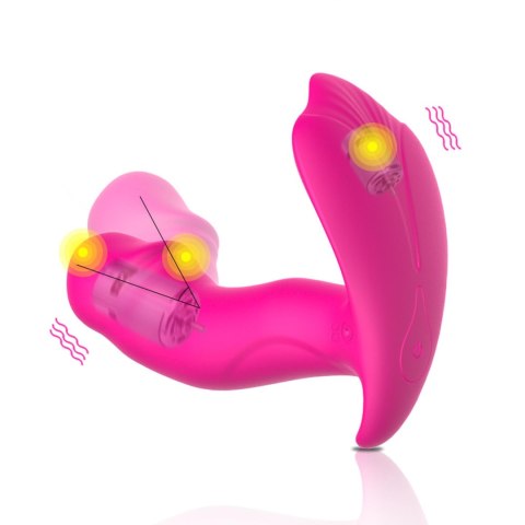 Stymulator-Silicone Panty Vibrator and Pulsator USB 10 Function / Heating B - Series Fox