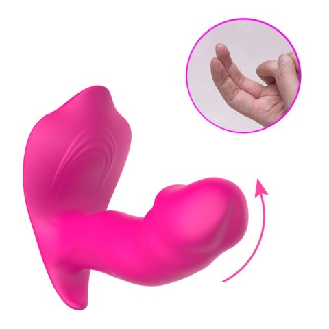 Stymulator-Silicone Panty Vibrator and Pulsator USB 10 Function / Heating B - Series Fox