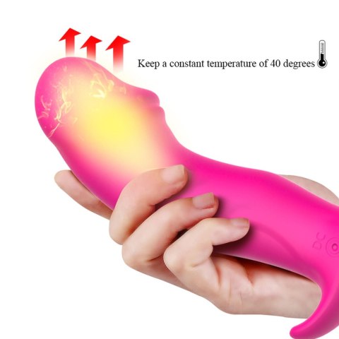 Stymulator-Silicone Panty Vibrator and Pulsator USB 10 Function / Heating B - Series Fox