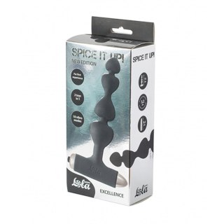 Vibrating Anal Plug Spice it up New Edition Excellence Black Lola Toys