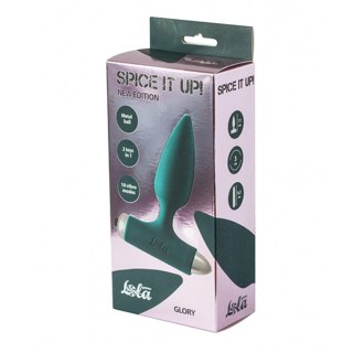 Vibrating Anal Plug Spice it up New Edition Glory Dark green Lola Toys