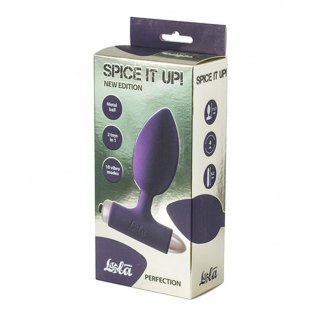 Vibrating Anal Plug Spice it up New Edition Perfection Ultraviolet Lola Toys