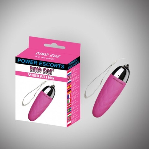 Dino egg pink big egg 10,8 cm x 3,4 cm Power Escorts