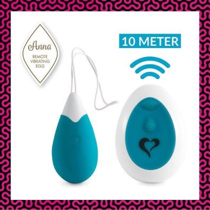 FeelzToys - Anna Vibrating Egg Remote Deep Green FeelzToys