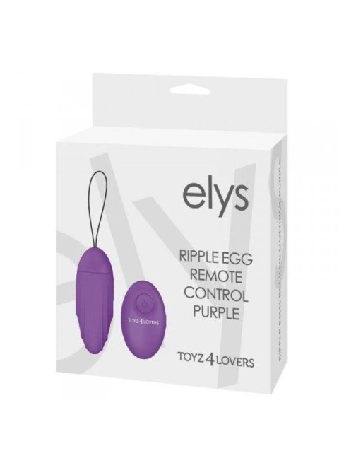 Jajko/wibr-OVETTO VIBRANTE ELYS RIPPLE EGG REMOTE CONTROL PURPLE Elys