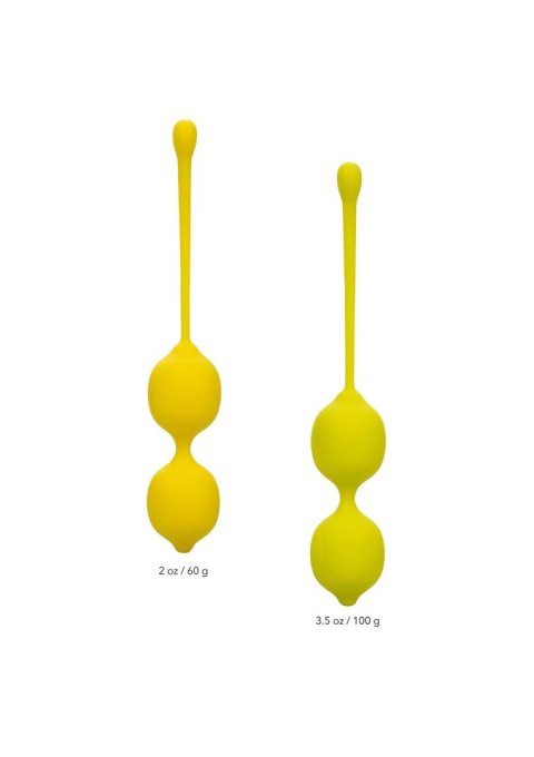 Kegel Training Set Lemon Yellow Calexotics