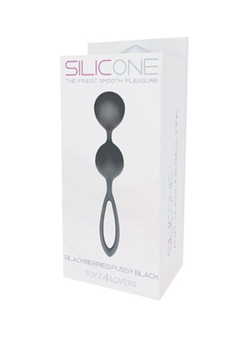 Kulki-PALLINE BLACKBERRIES PUSSY SILICONE BLACK Toyz4lovers