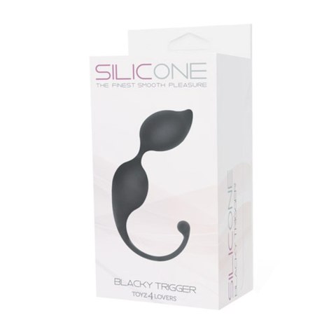 Kulki-PALLINE TRIGGER SILICONE BLACK Toyz4lovers