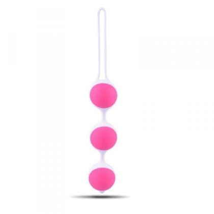 Kulki-Palline Vaginali Bi-Balls Triple White Toyz4lovers