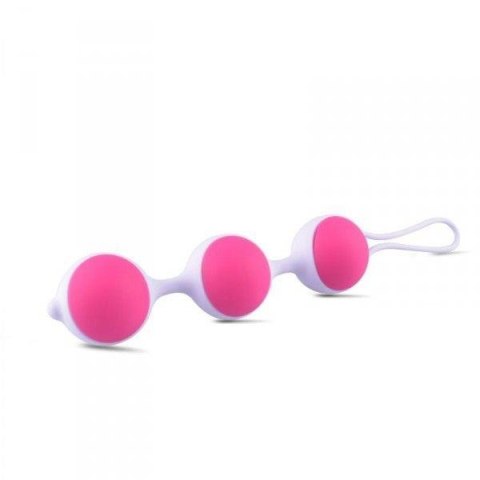 Kulki-Palline Vaginali Bi-Balls Triple White Toyz4lovers