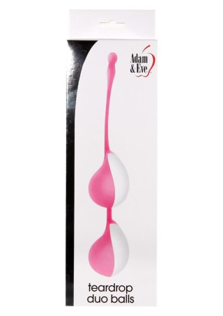 Kulki-TEARDROP DUO BALLS PINK NS Novelties