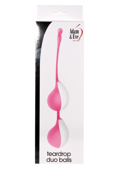 Kulki-TEARDROP DUO BALLS PINK NS Novelties