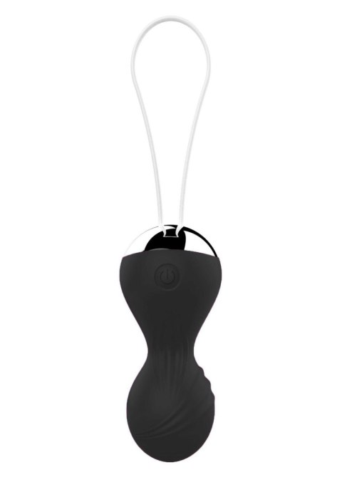 Kulki-Vibrating Silicone Kegel Balls USB 10 Function / Remote control -Black B - Series Magic