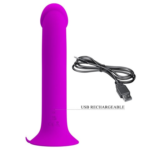 PRETTY LOVE - Murray PURPLE, 12 vibration functions 12 pulse wave settings Suction base Pretty Love