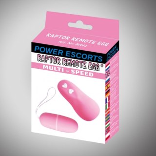 Raptor remote egg pink remote egg Power Escorts