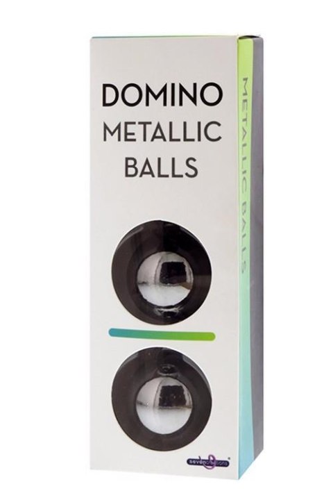 DOMINO METALLIC BALLS -CHROME BLACK Seven Creations