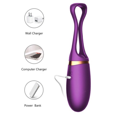 Jajko/wibr-Vibrating Silicone Love EGG USB 10 Function / Voice Control B - Series Fox