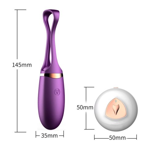 Jajko/wibr-Vibrating Silicone Love EGG USB 10 Function / Voice Control B - Series Fox