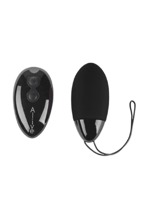 Jajko/wibr-Wibrator - Magic Egg Max Remote control. Func:10.Black. AAA Alive