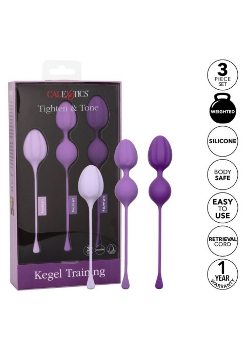 Kegel Training 3 Pcs Purple Calexotics