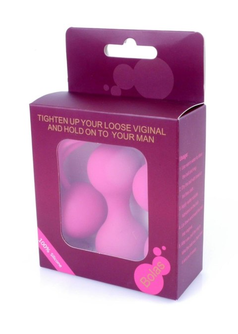 Kulki-Silicone Kegal Balls Set - Pink B - Series HeavyFun