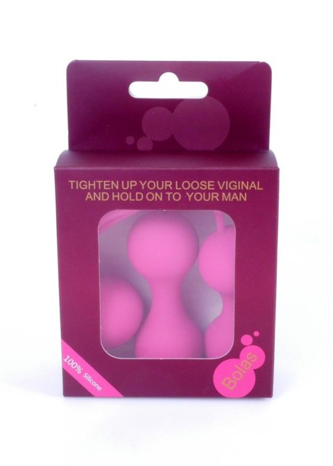 Kulki-Silicone Kegal Balls Set - Pink B - Series HeavyFun