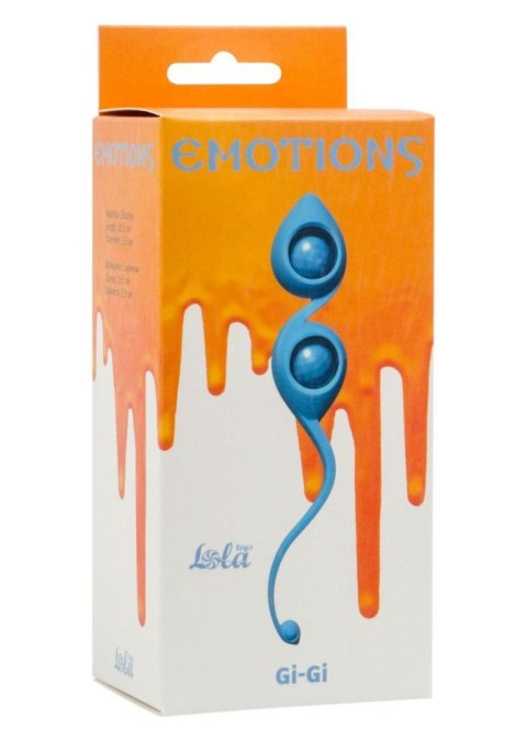 Kulki-Vaginal balls Emotions Gi-Gi turquoise Lola Toys