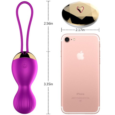 Kulki-Vibrating Silicone Kegel Balls USB 7 Function B - Series Fox