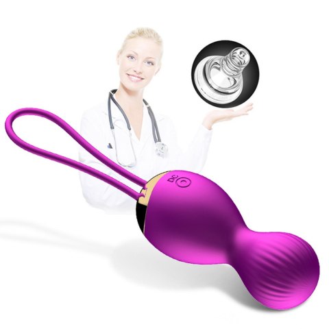 Kulki-Vibrating Silicone Kegel Balls USB 7 Function B - Series Fox