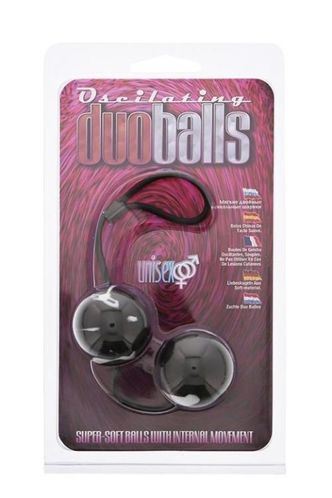 MARBILIZED DUO BALLS - BLACK Seven Creations