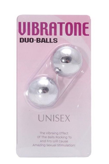 VIBRATONE DUO BALLS SILVER BLISTERCARD Seven Creations