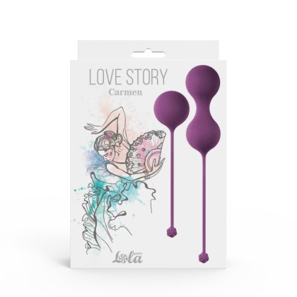 Vaginal balls set Love Story Carmen Lavender Sunset Lola Toys