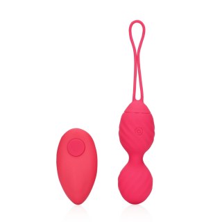 Vibrating Egg with Remote Control - Strawberry Red Loveline