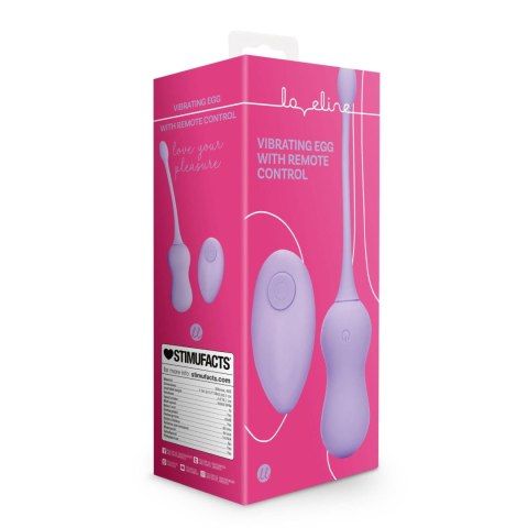 Vibrating Egg with Remote Control - Violet Harmony Loveline