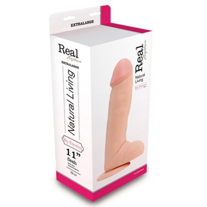 Dildo-FALLO REALISTICO REAL RAPTURE FLESH 11"" Real Rapture