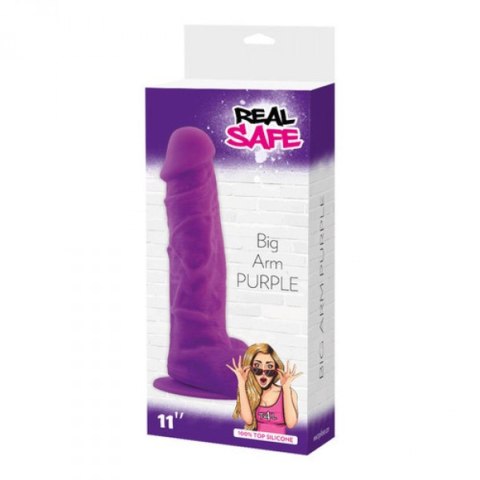 Dildo-Fallo realistico real safe big arm purple Real Safe