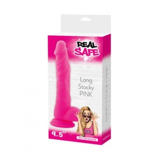 Dildo-Fallo realistico real safe long stocky pink Real Safe