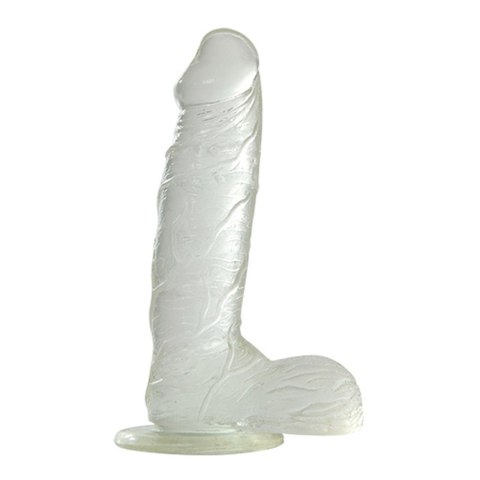 Dildo-JELLY DILDO REAL RAPTURE CLEAR 7.5"""""""""""""""" Real Rapture