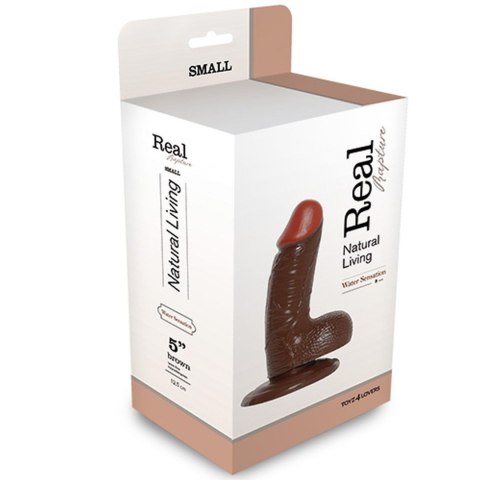 Dildo-REALISTIC DILDO REAL RAPTURE BROWN 5"""""""""""""""" Real Rapture